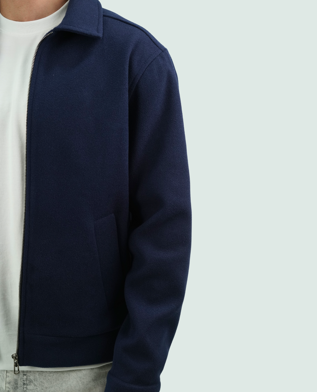 ROYAL BLUE WOOL JACKET