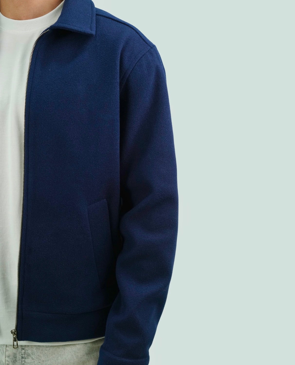 ROYAL BLUE WOOL JACKET