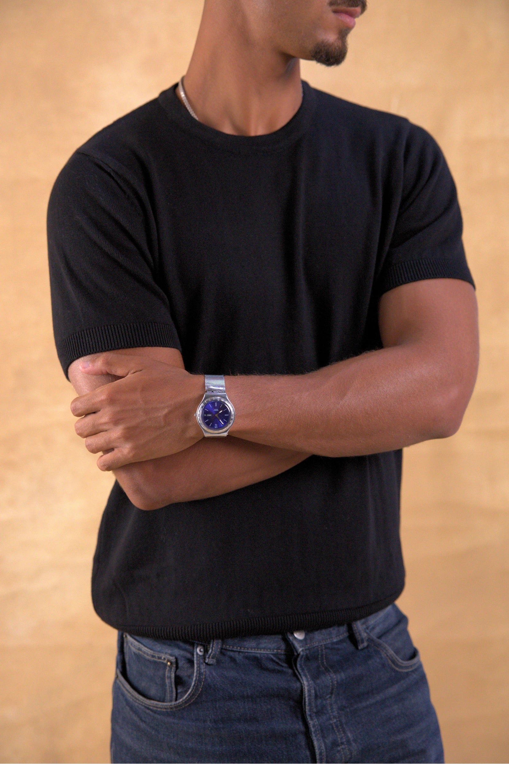 Black Knitted Shirt