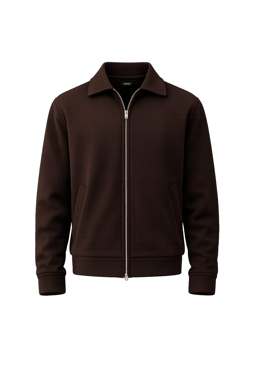 BROWN LIGHT WOOL JACKET