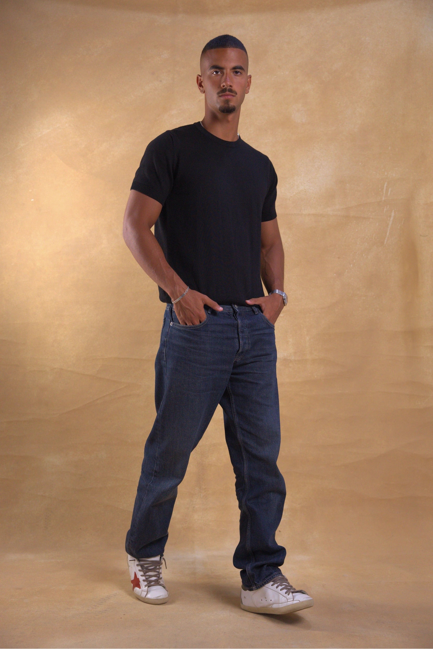 Black Knitted Shirt
