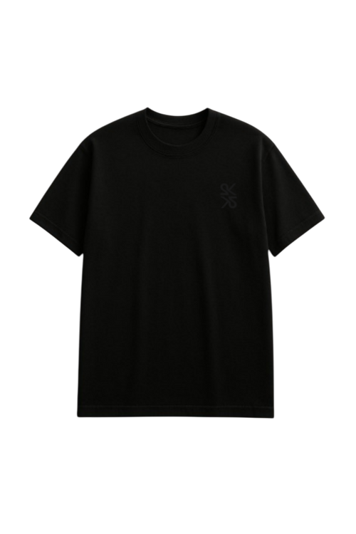 Unisex Black Loose fit T-Shirt