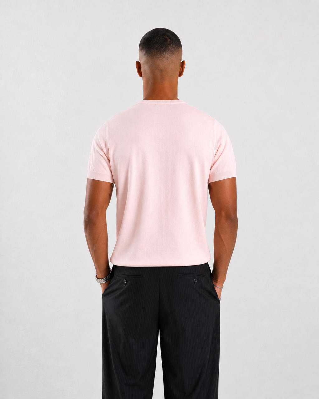 Dusty Rose Knitted Shirt