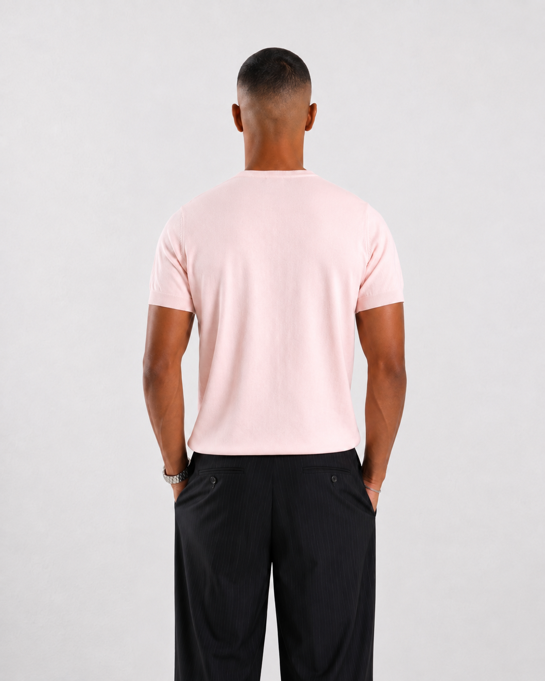 Dusty Rose Knitted Shirt