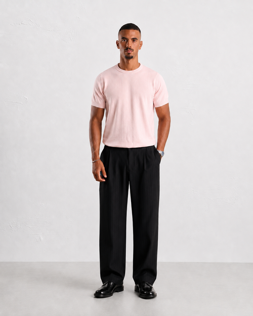 Dusty Rose Knitted Shirt