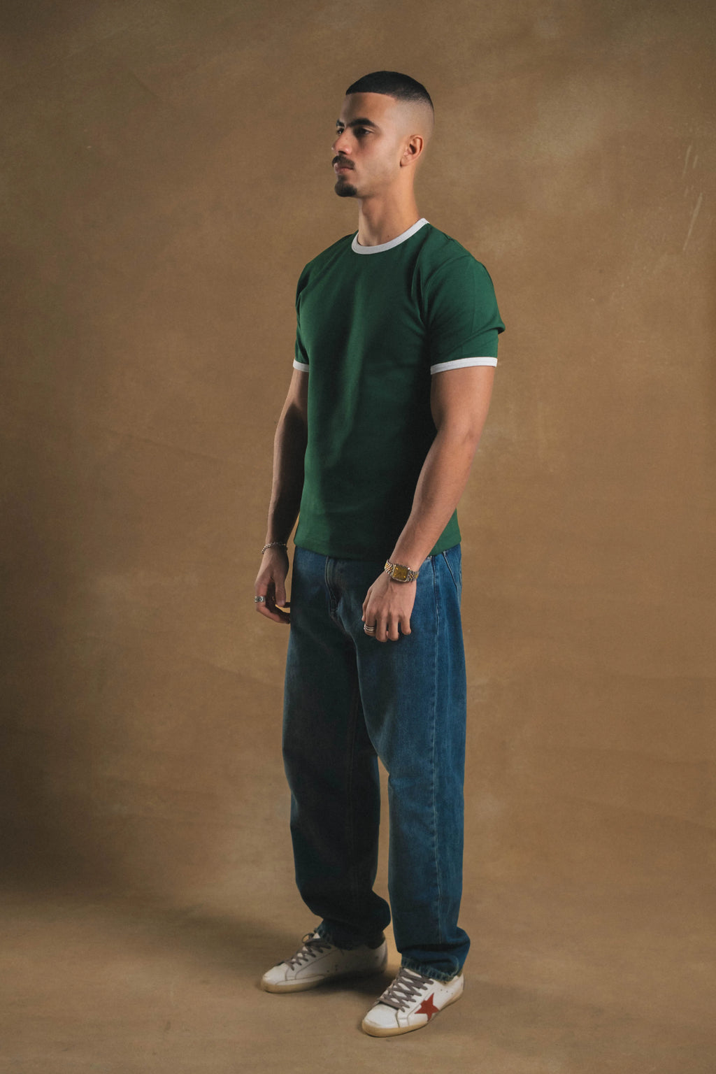 Green Ringed Shirt