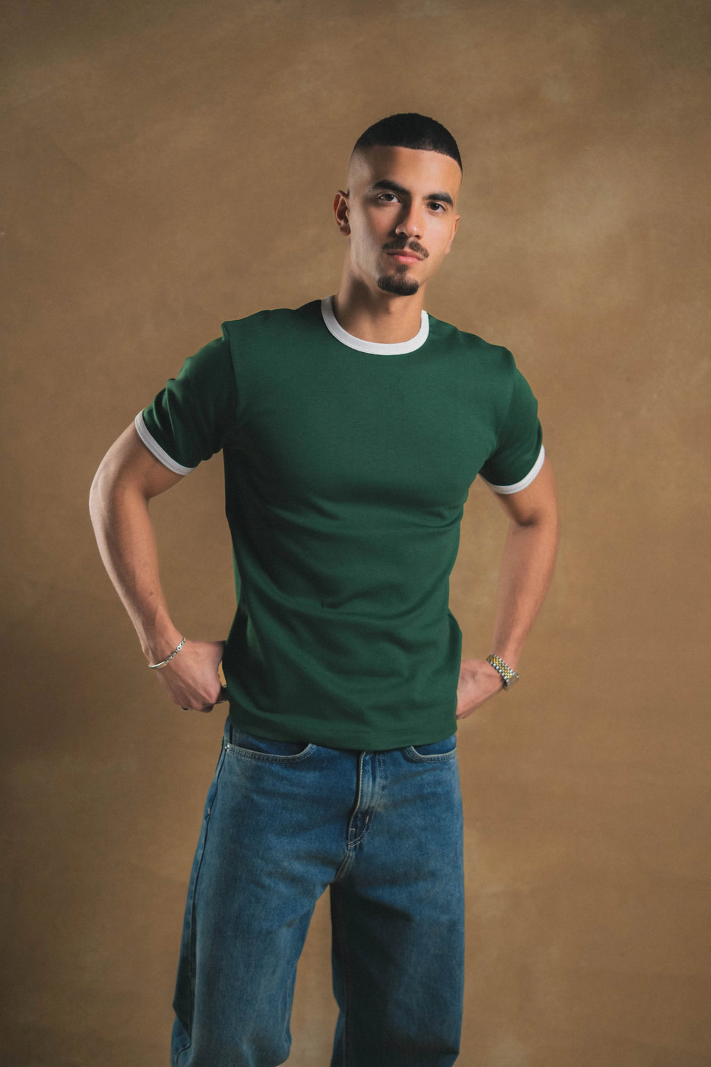 Green Ringed Shirt