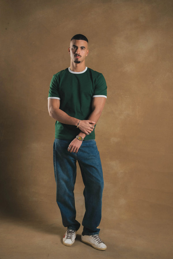 Green Ringed Shirt