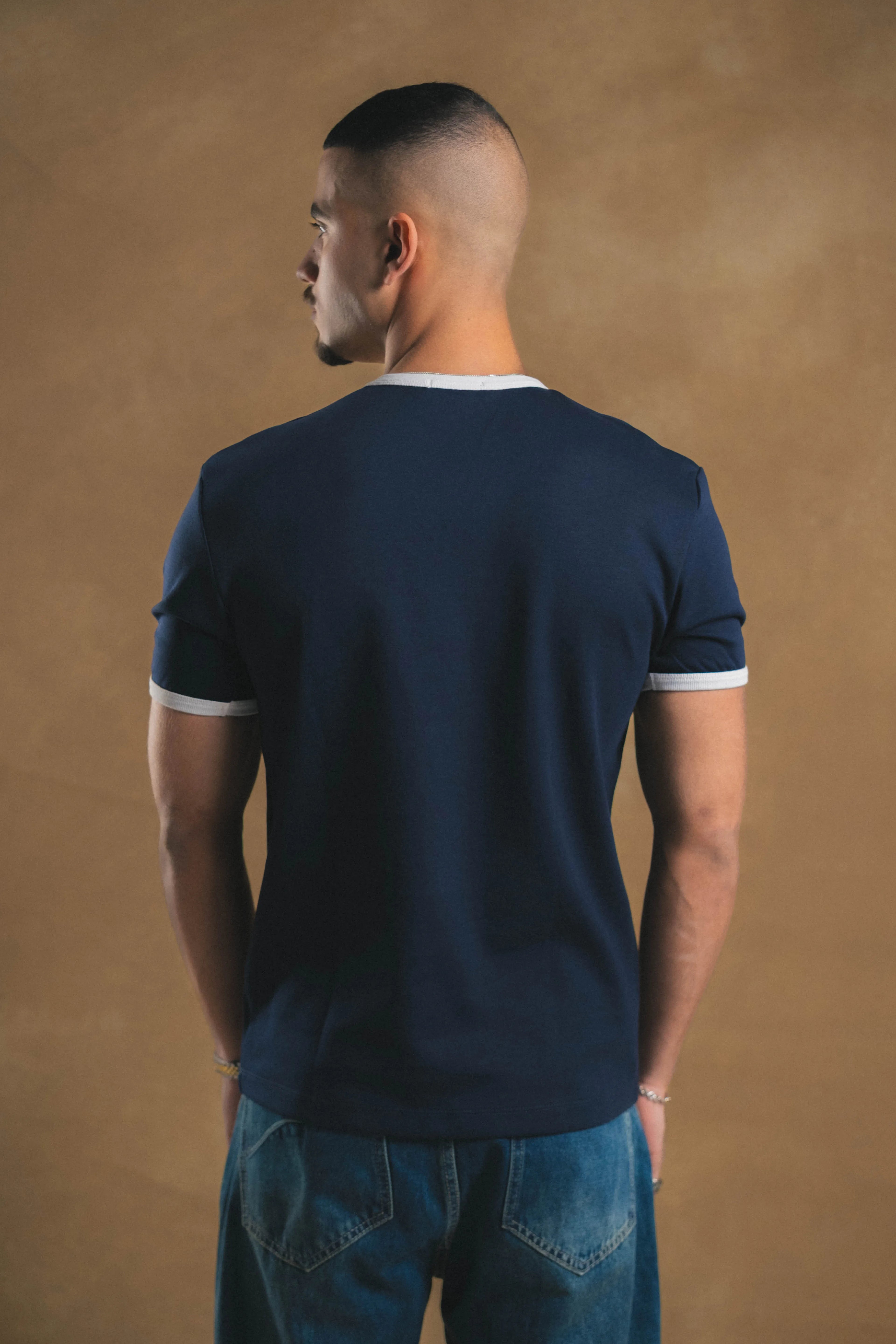 Navy Ringed Shirt