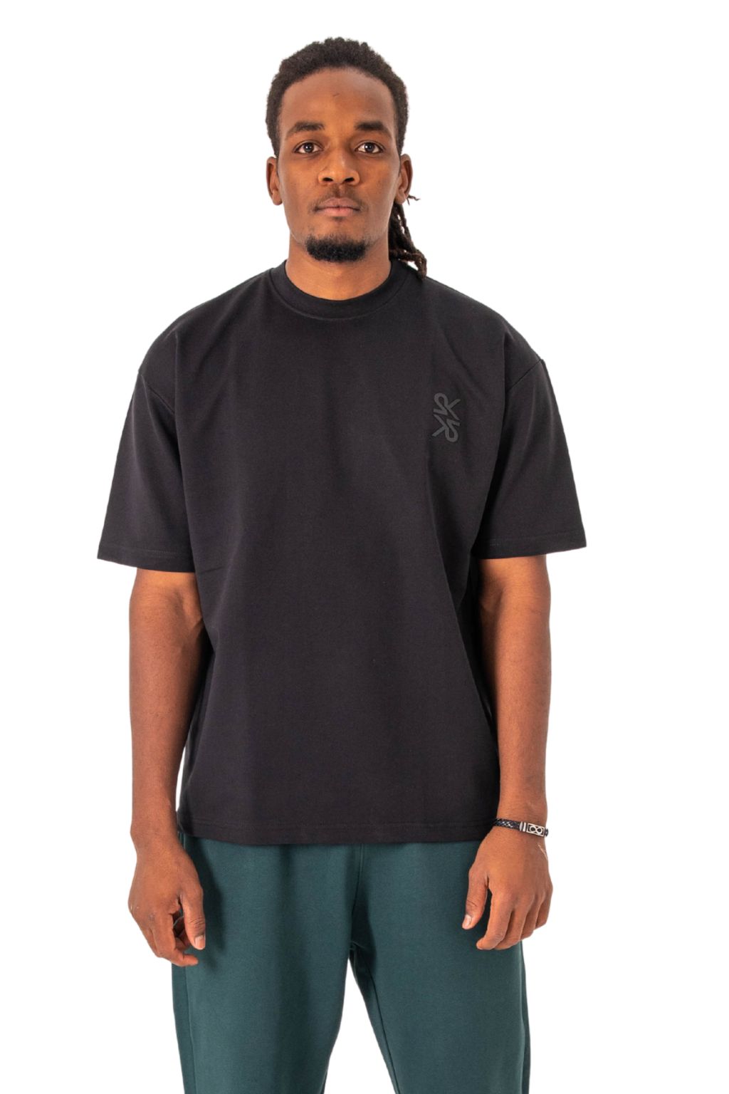 Unisex Black Loose fit T-Shirt