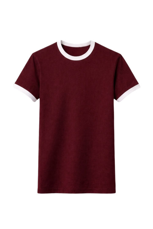 Burgundy Ringed Shirt