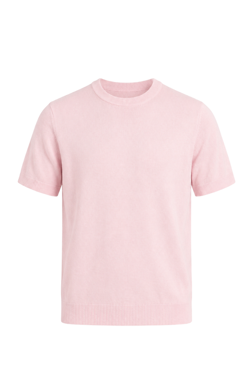 Dusty Rose Knitted Shirt
