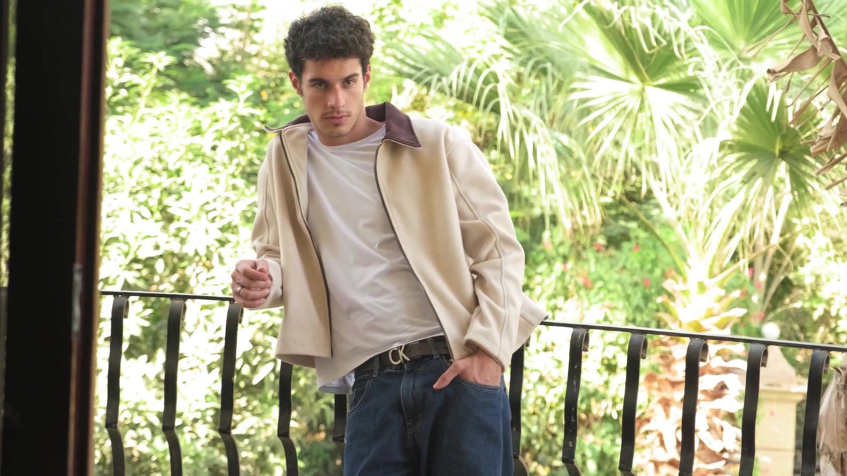 KAKSI Winter Collection: the Boxy Wool Jacket in Pearl Cream